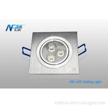 High Efficiency 3w 250Lm 120v Indoor LED Ceiling Light , Na